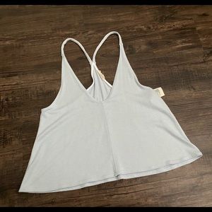 Wilfred Free racerback tank top, baby blue color